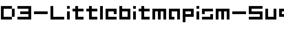 D3 Littlebitmapism Suquare Regular.ttf