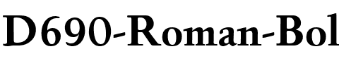 D690-Roman Bold.ttf