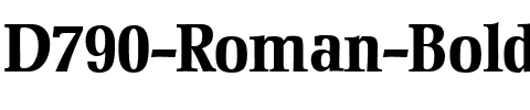 D790-Roman Bold.ttf