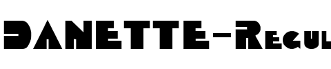 DANETTE Regular.ttf