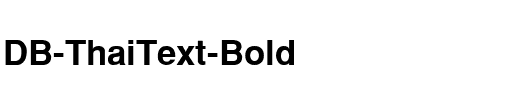 DB ThaiText Bold.ttf