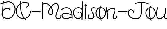 DC Madison Journal Regular.ttf