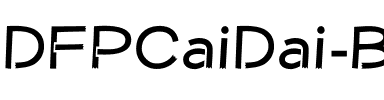 DFPCaiDai-B5 Regular.ttf