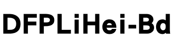 DFPLiHei-Bd Regular.ttf