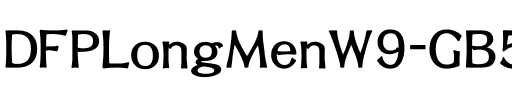 DFPLongMenW9-GB5 Regular.ttf