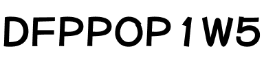 DFPPOP1W5-B5 Regular.ttf