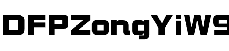 DFPZongYiW9-B5 Regular.ttf