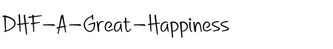 DHF A Great Happiness Regular.ttf
