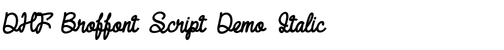 DHF Broffont Script Demo Italic.ttf