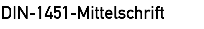 DIN 1451 Mittelschrift Regular.ttf