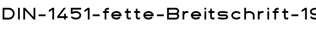 DIN 1451 fette Breitschrift 1936 Regular.ttf