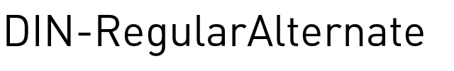 DIN Alternate Regular.otf