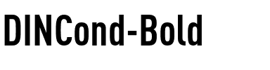 DINCond-Bold Regular.otf