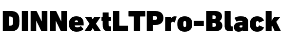 DIN Next LT Pro Black Regular.otf