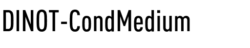 DINOT-CondMedium Regular.otf