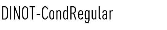 DINOT-CondRegular Regular.otf