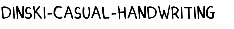 DINSKI CASUAL HANDWRITING Normal.ttf