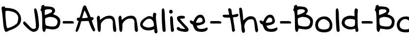 DJB Annalise the Bold Gras.ttf