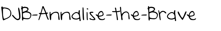 DJB Annalise the Brave Normal.ttf