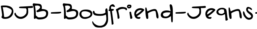DJB Boyfriend Jeans Normal.ttf