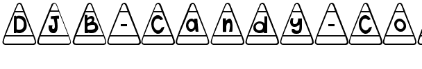 DJB Candy Corn Font Regular.otf