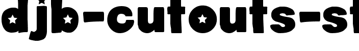 DJB Cutouts-Stars Gras.ttf