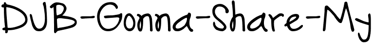 DJB Gonna Share My Story Regular.ttf