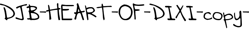 DJB HEART OF DIXI Normal.ttf