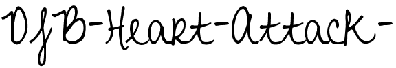 DJB Heart Attack 2 Normal.ttf