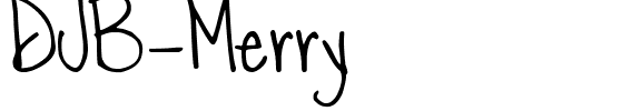 DJB Merry Normal.ttf