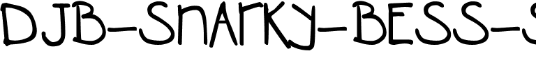 DJB SNARKY BESS Straight Normal.ttf