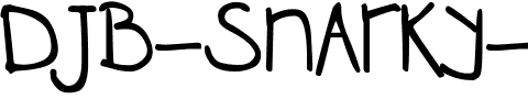 DJB SNARKY BESS Normal.ttf