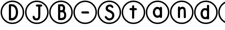 DJB Standardized Test 2 Normal.ttf