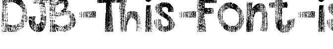 DJB This Font is Worn Normal.ttf