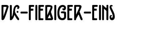 DK Fiebiger Eins Regular.otf