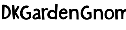 DK Garden Gnome Regular.otf