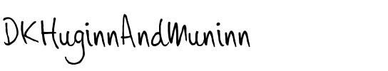 DK Huginn And Muninn Regular.otf