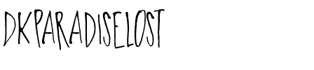 DK Paradise Lost Regular.otf
