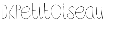 DK Petit Oiseau Regular.otf