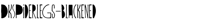 DK Spiderlegs Blackened.ttf