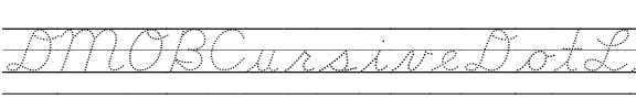 DMOBCursiveDotLine Regular.ttf