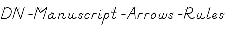 DN Manuscript Arrows Rules Regular.ttf