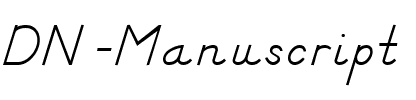 DN Manuscript Regular.ttf