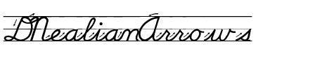 DNealianArrows Regular.ttf