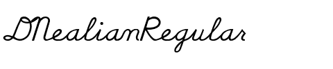 DNealianRegular Regular.ttf