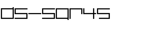 DS SQR45 Regular.ttf