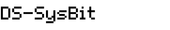 DS SysBit Regular.ttf