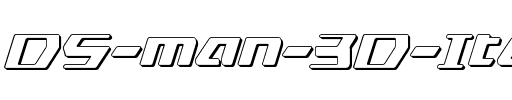 DS man 3D Italic Italic.ttf
