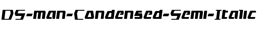 DS man Condensed Semi-Italic Condensed Semi-Italic.ttf