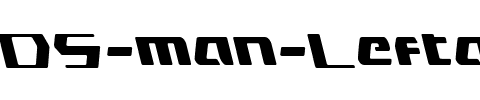 DS man Leftalic Italic.ttf